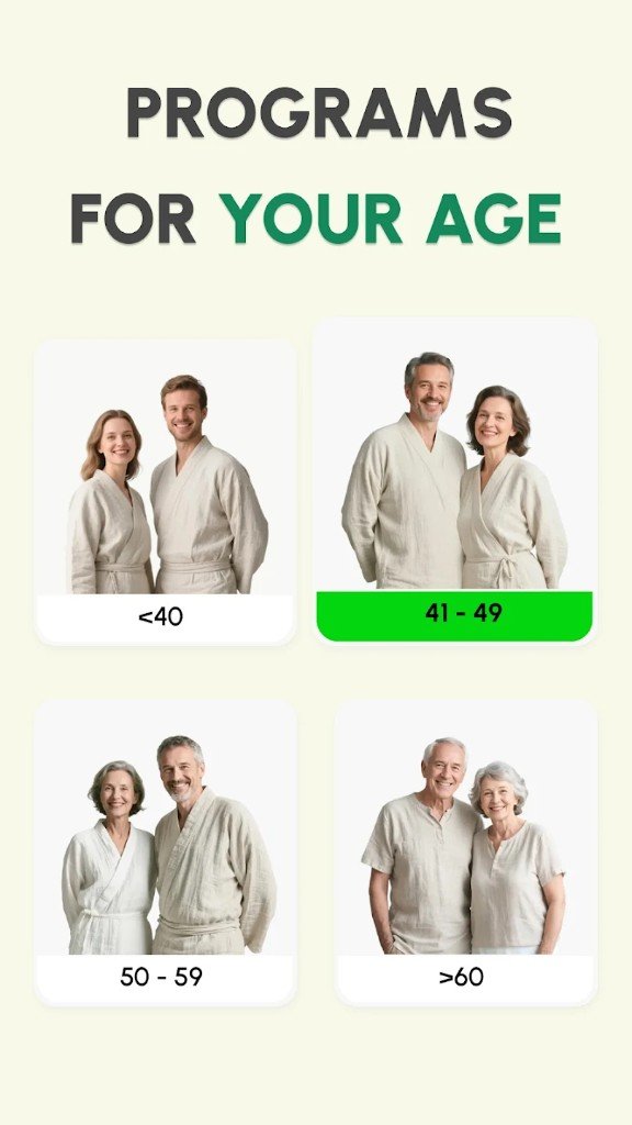 Tai chi walking app results — visible health transformation